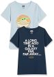 Amazon Essentials Disney, Marvel, Star Wars, Princess Camisetas de Manga Corta y Cuello Redondo (Disponibles en Tallas, Pack de 2, Star Wars La Fuerza, 6XL Grande Cheap