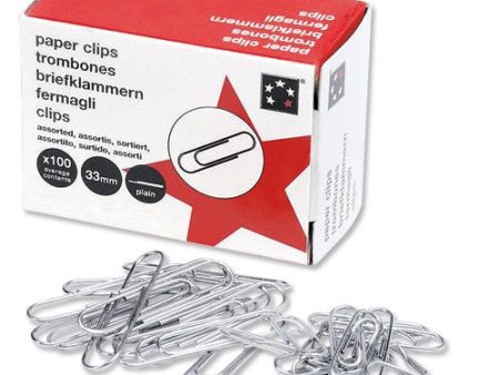 5 Star - Clips galvanizados, 22 mm, 1000 unidades Supply