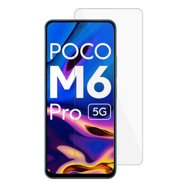 For Xiaomi Redmi 12 5G   Poco M6 Pro 5G 2.5D Arc Edge Screen Protector High Aluminum-silicon Glass Phone Screen Film Discount